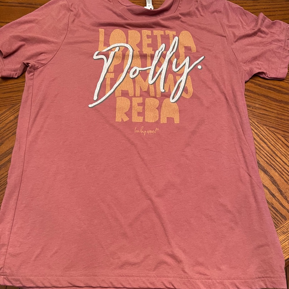 Pink Graphic T-Shirt with Dolly Print